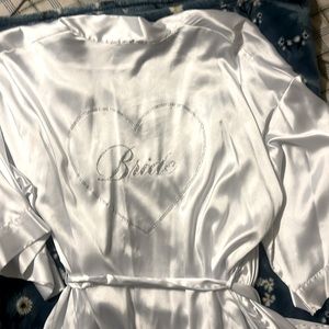 Victorias Secret Bride Satin Robe
